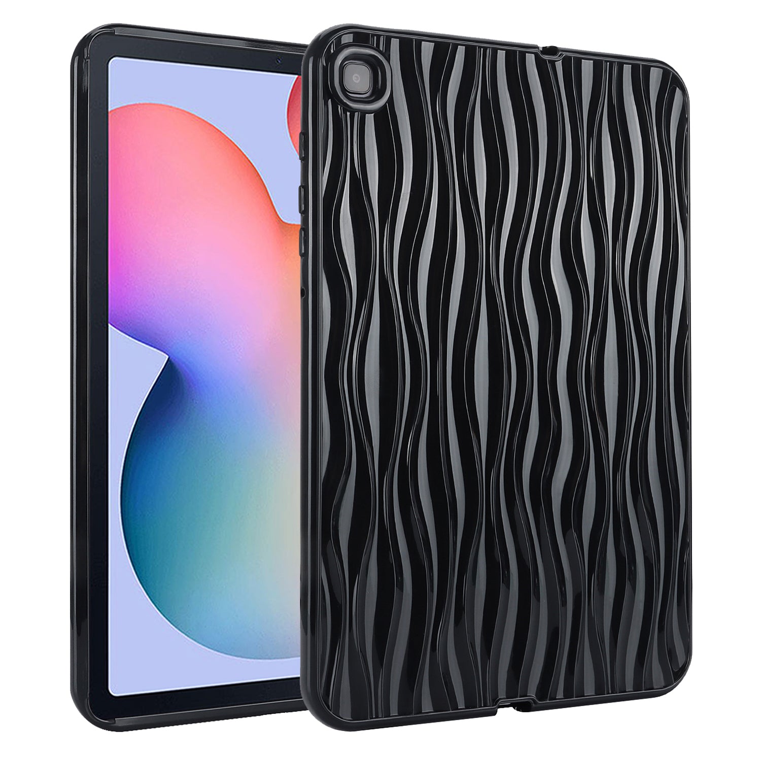 TPU Protective Case for Samsung Galaxy Tab S6 Lite P610 P615 Tab S6 Lite (2022) Solid Color Water Ripple Texture Tablet Cover TPU Protective Case for Samsung Galaxy Tab S6 Lite P610 P615 Tab S6 Lite (2022) Solid Color Water Ripple Texture Tablet Cover
